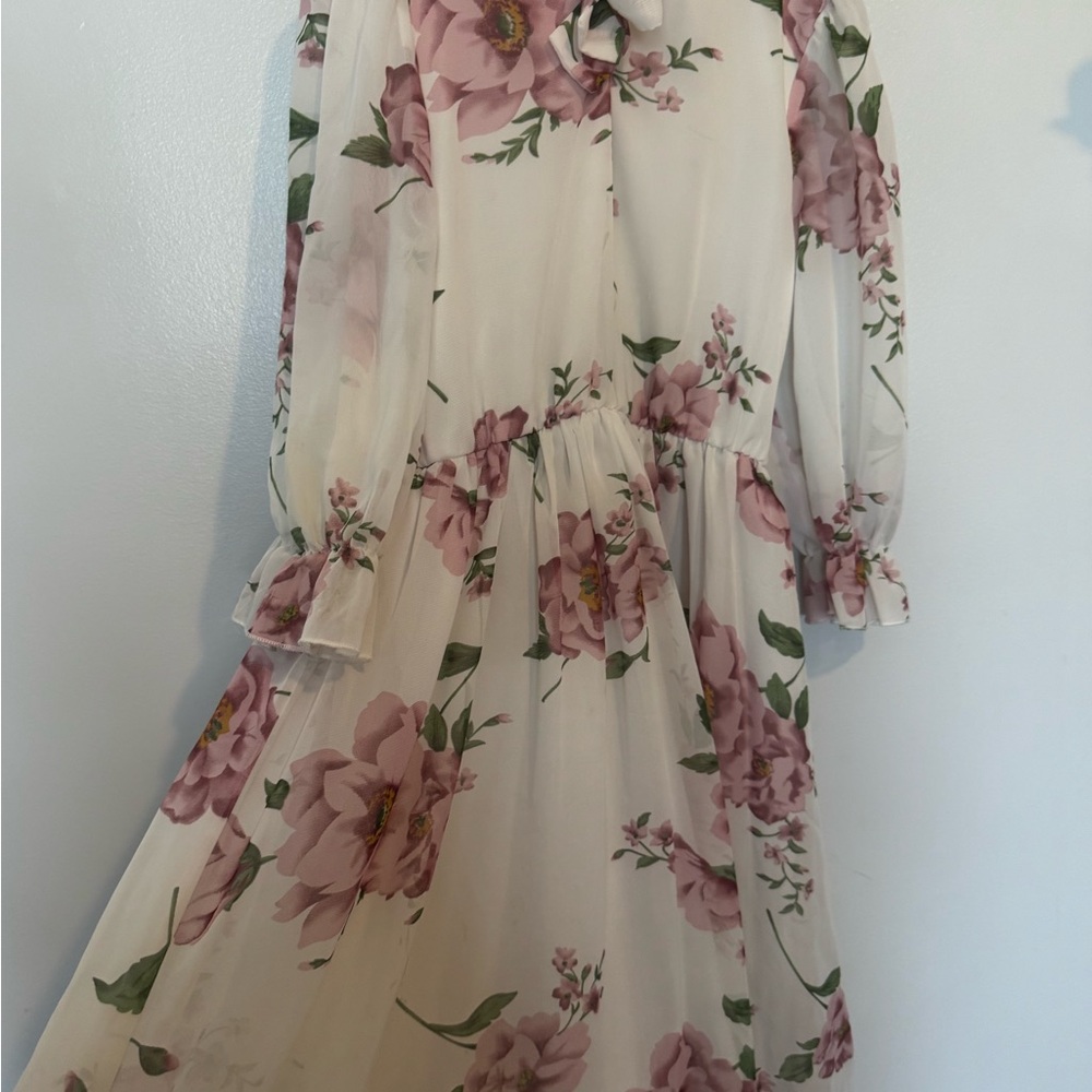 Floral Long Sleeve Dress